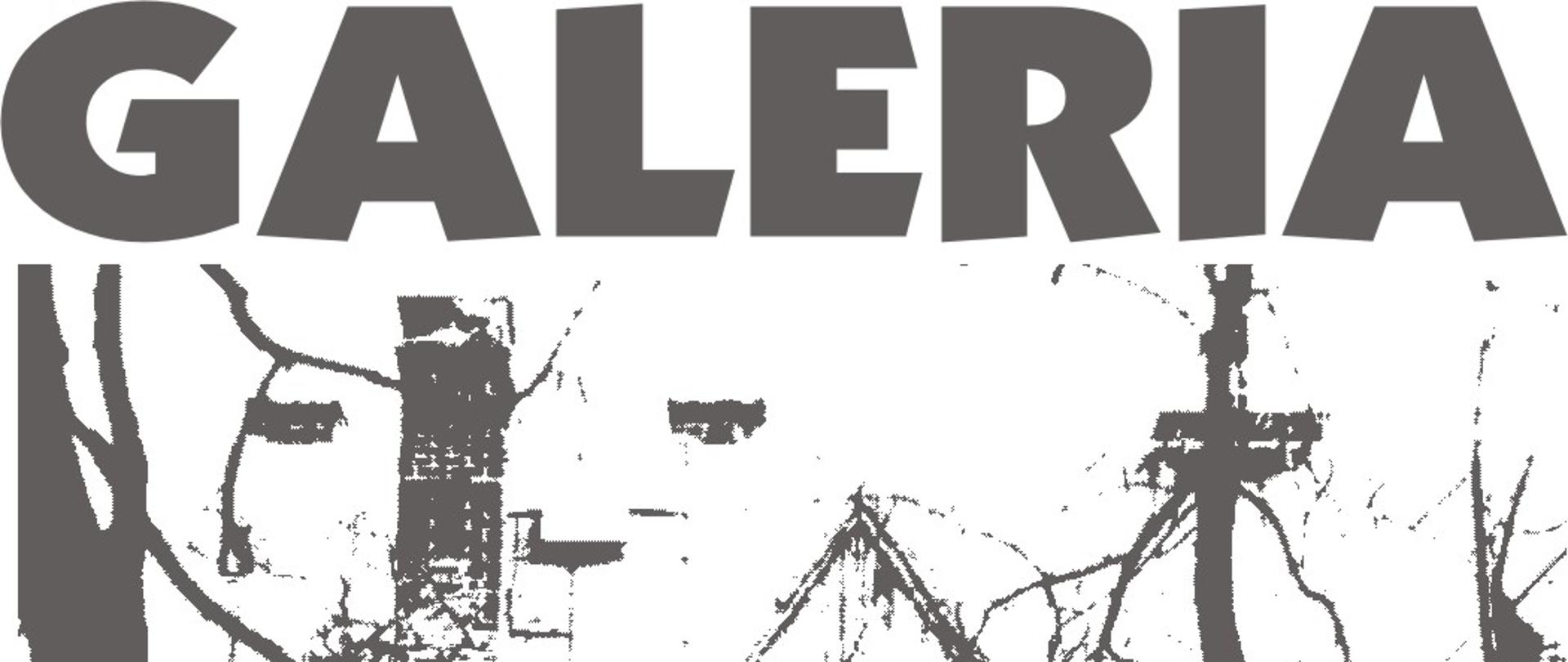 Grafika przedstawia logo szkolnej galerii "Strug" Państwowego Liceum Sztuk Plastycznych im. Antoniego Kenara w Zakopanem. Logo przedstawione jest w tonacji szarej i białej. Centralnie widzimy fragment budynku szkoły przy ul. Kościeliskiej 35, w której mieści się szkolna galeria. Budynek oraz widoczne drzewa przedstawione są graficznie, Dodatkowo na górze grafiki znajduje się napis Galeria. Na dole grafiki znajduje się napis Strug. Autorem logo jest: artysta grafik Krzysztof Jędrzejowski.