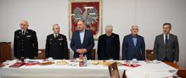 Zaproszeni goście na spotkanie wigilijne Koła Emerytów i Rencistów Pożarnictwa RP w Kartuzach