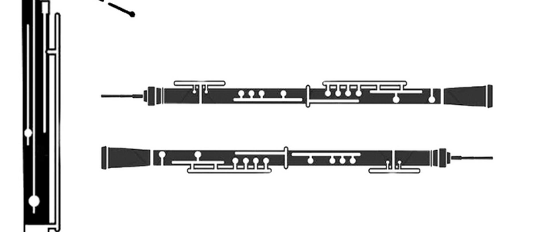 Plakat I ogólnopolskiego konkursu fagotowo-obojowego dla młodych wykonawców. 