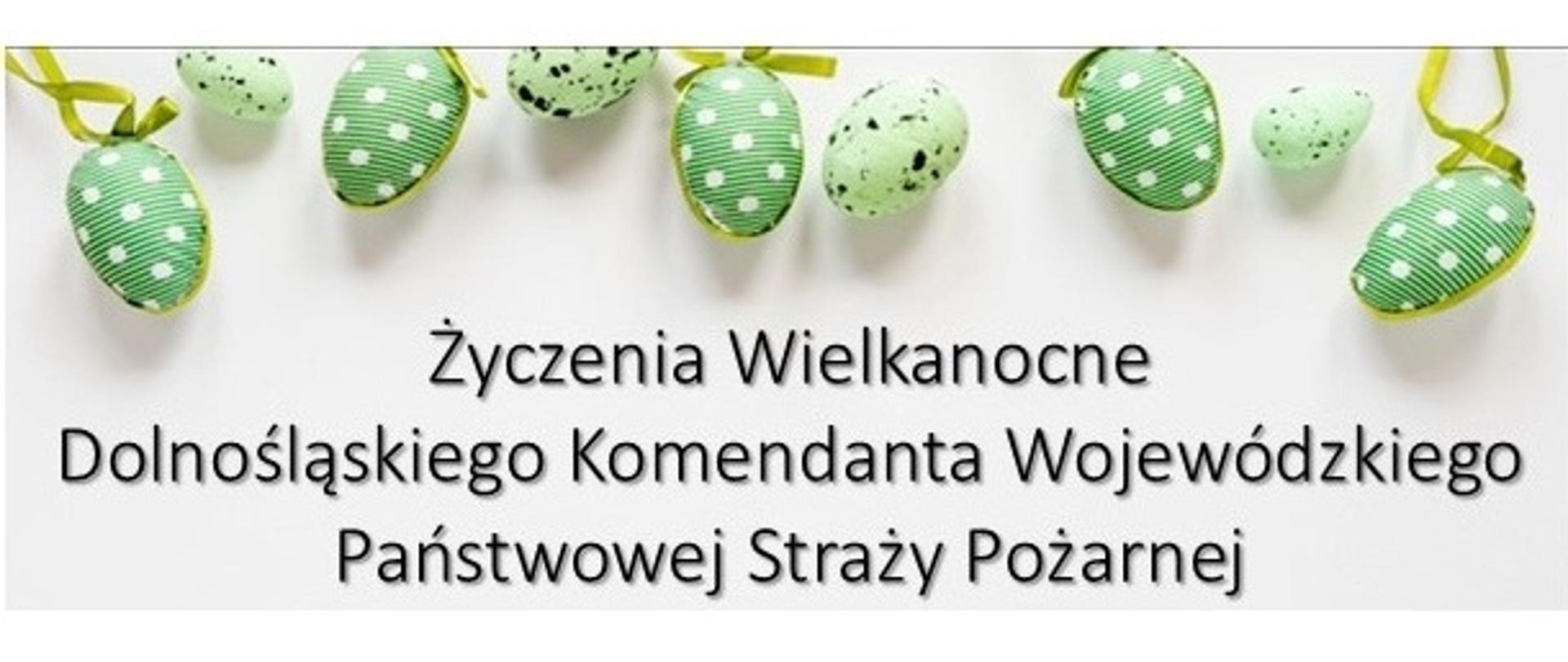 Życzenia Wielkanocne Komendanta Wojewódzkiego Państwowej Straży Pożarnej we Wrocławiu