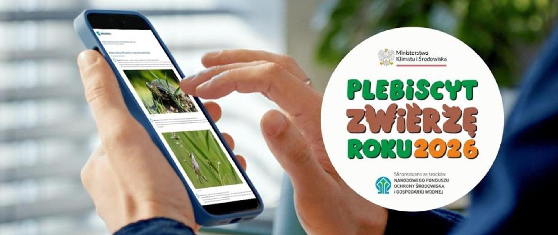 grafika promująca plebiscyt na zwierzę roku