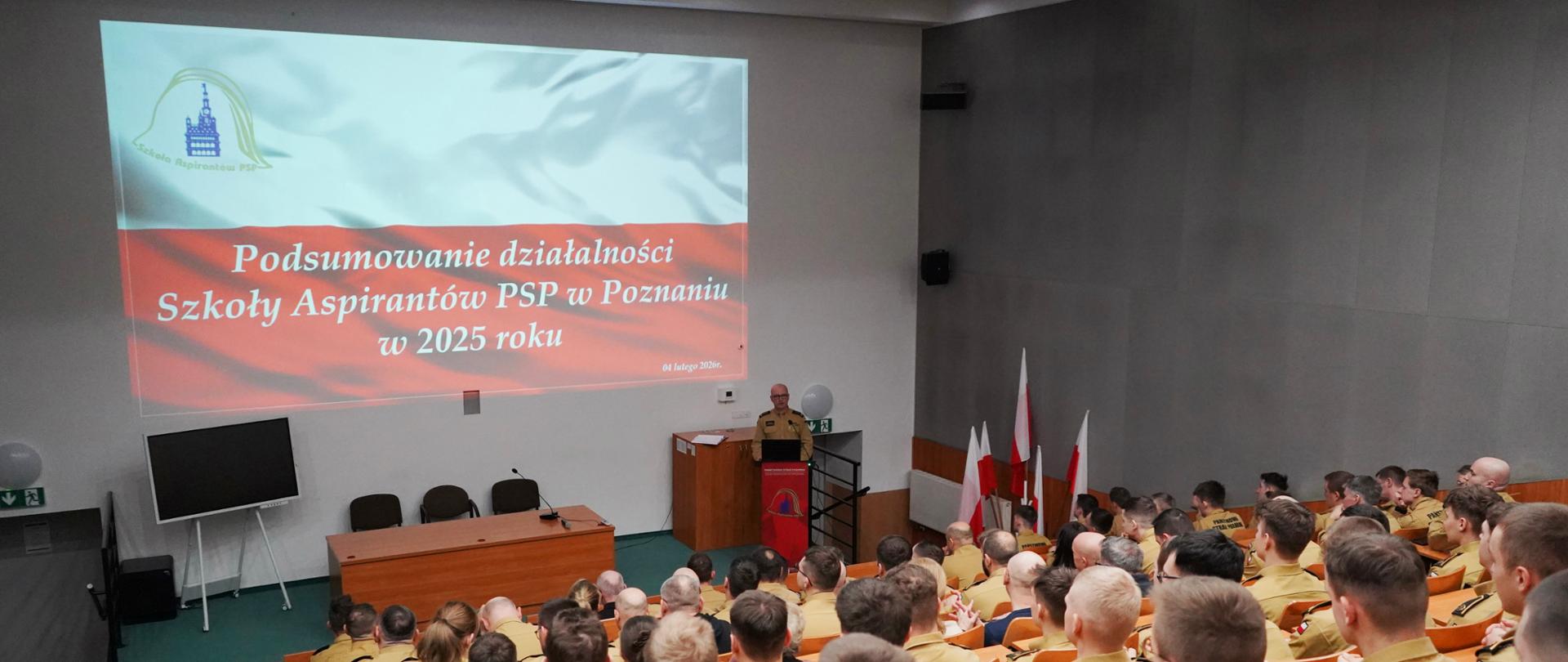 Narada roczna w Szkole Aspirantów PSP w Poznaniu