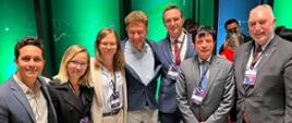 Polska delegacja uczestnicząca w CCB Tech Day z przedstawicielami Ambasady RP, PAIH, Omnilogy i Seedia