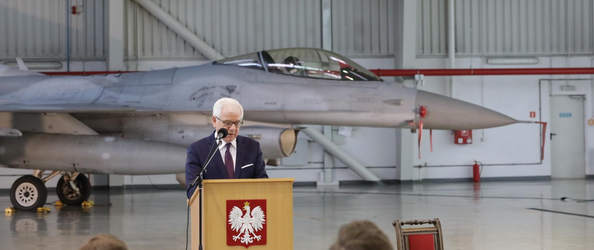Minister Jacek Czaputowicz takes part in RCID debate in Łask