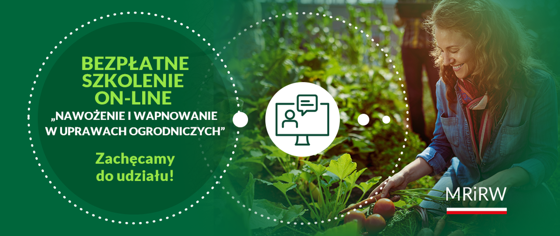 Nawożenie i wapnowanie w uprawach ogrodniczych – bezpłatne szkolenie on-line