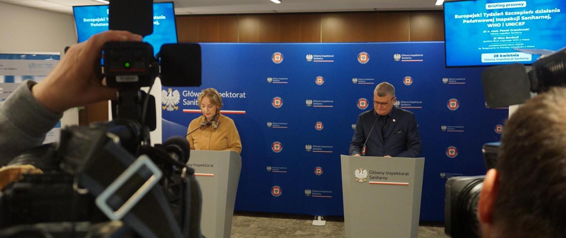 Wystąpienie Głównego Inspektora Sanitarnego na briefingu dot. ETS