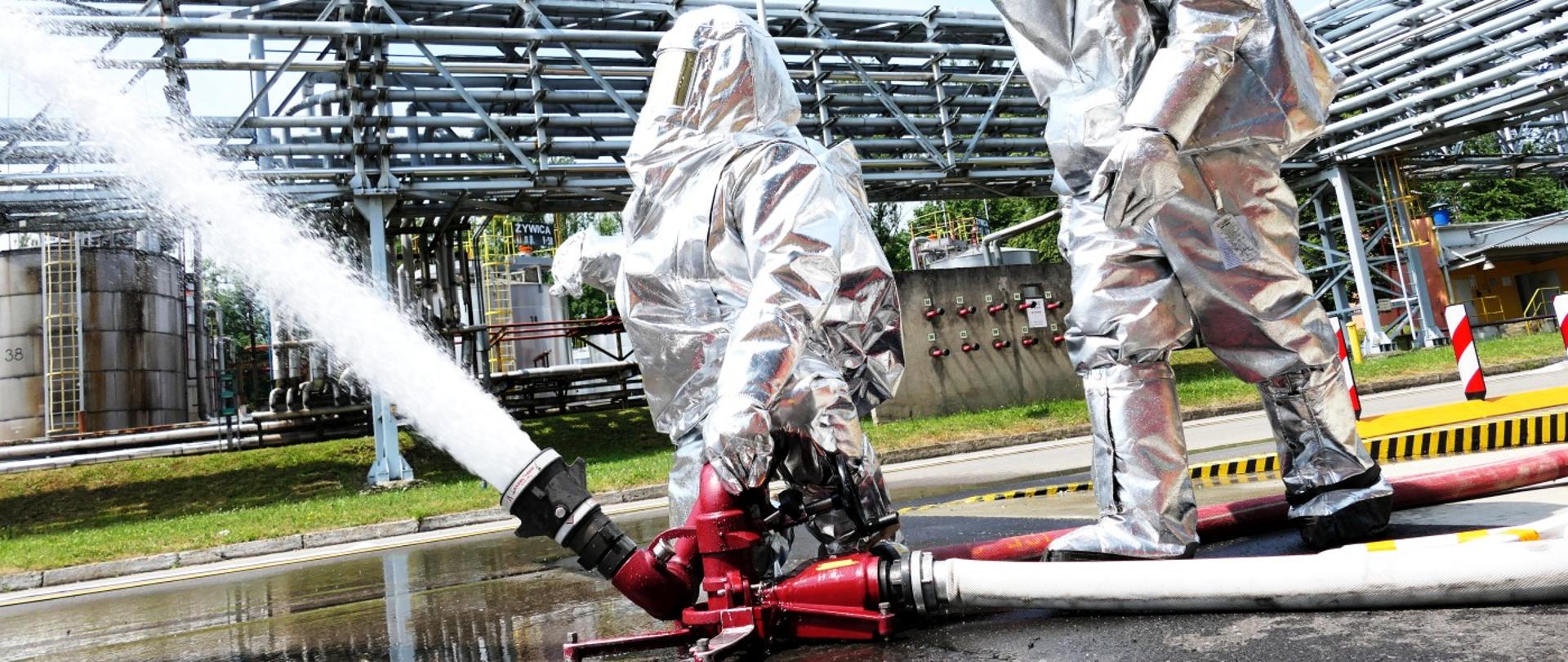 Ćwiczenia na zakładzie PPG Cieszyn S.A 