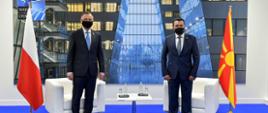 Spotkanie Prezydenta Andrzeja Dudy z Premierem Macedonii Północnej Zoranem Zaevem na marginesie Szczytu NATO_14.06.2021