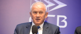 Minister energii Krzysztof Tchórzewski przemawia podczas Ogólnopolskiego Szczytu Gospodarczego w Siedlcach