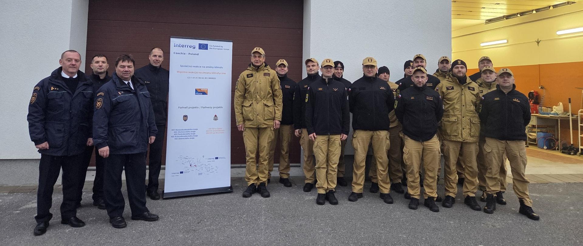 Wymiana strażaków w ramach programu Interreg Czechy–Polska 2021–2027