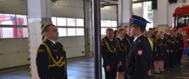 Uroczysta zbiórka w Komendzie Miejskiej Państwowej Straży Pożarnej w Olsztynie