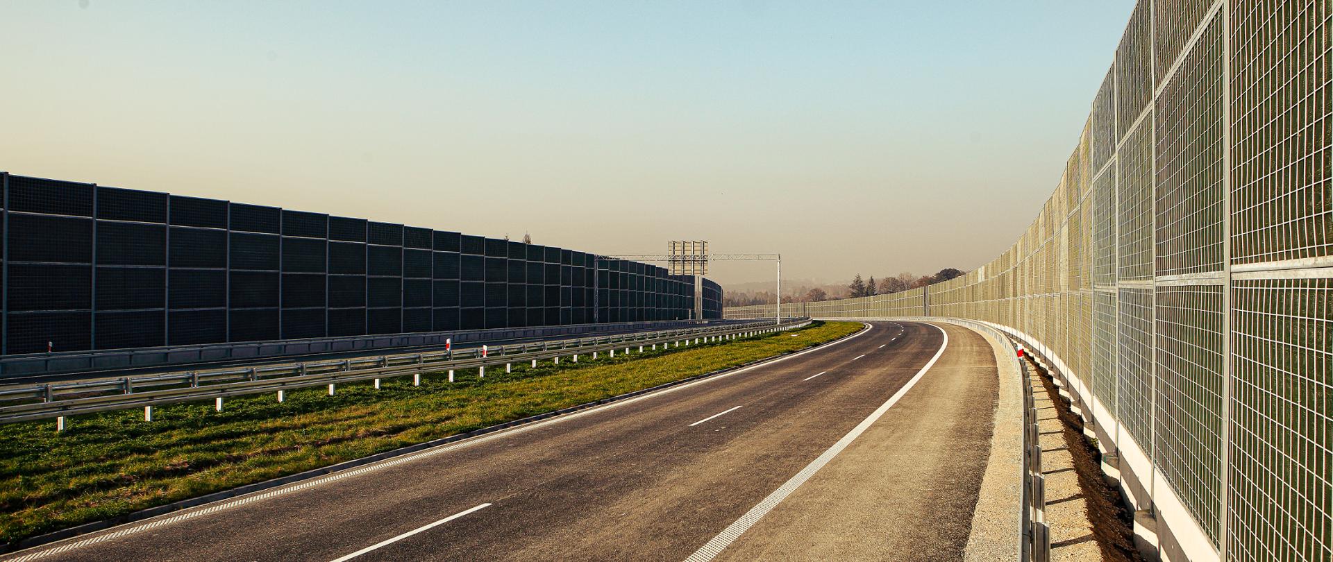 Zabezpieczenia akustyczne na drogach krajowych administrowanych przez GDDKiA.