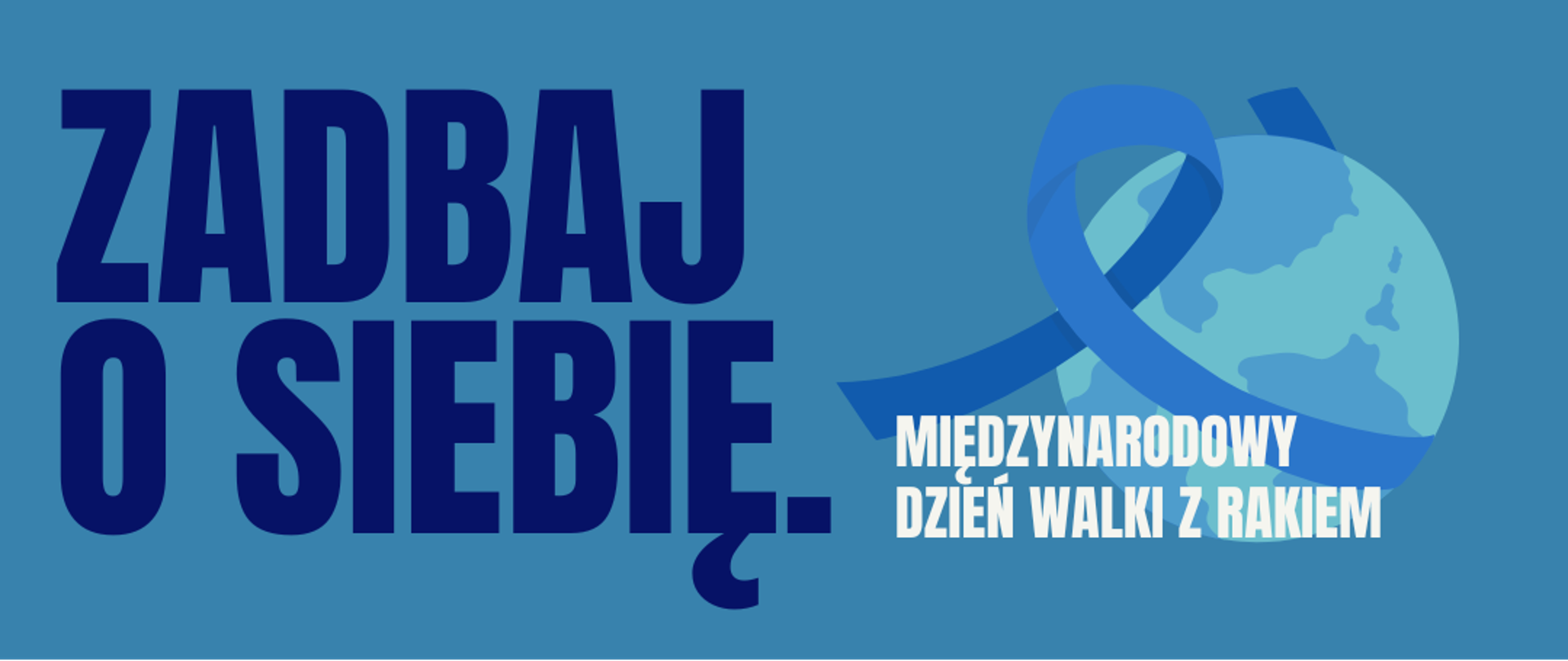 Baner informujący o Międzynarodowym Dniu Walki z Rakiem 4