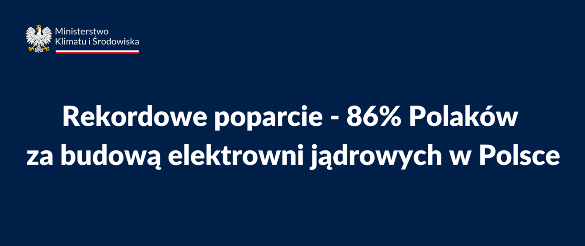 Rekordowe poparcie - 86% Polaków za budową elektrowni jądrowych w Polsce