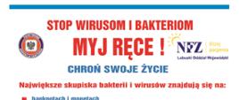 grafika - Stop wirusom i bakteriom. Myj ręce! jak skutecznie myć ręce