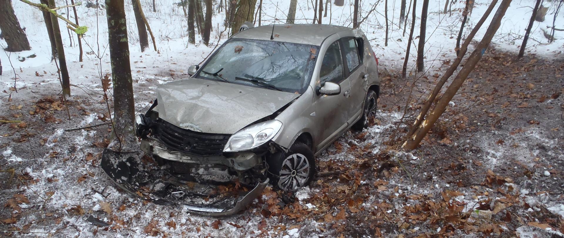 Wypadek drogowy Lutom - 17.02.2021 r.