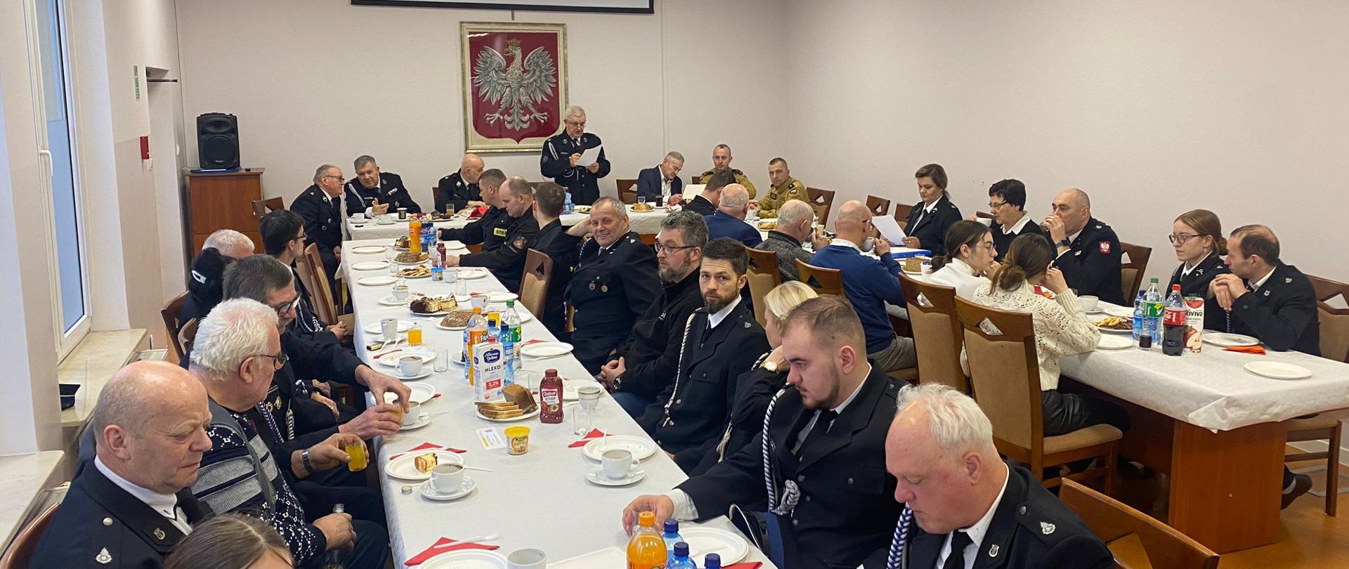 Uczestnicy zebrania sprawozdawczego za 2023 r.