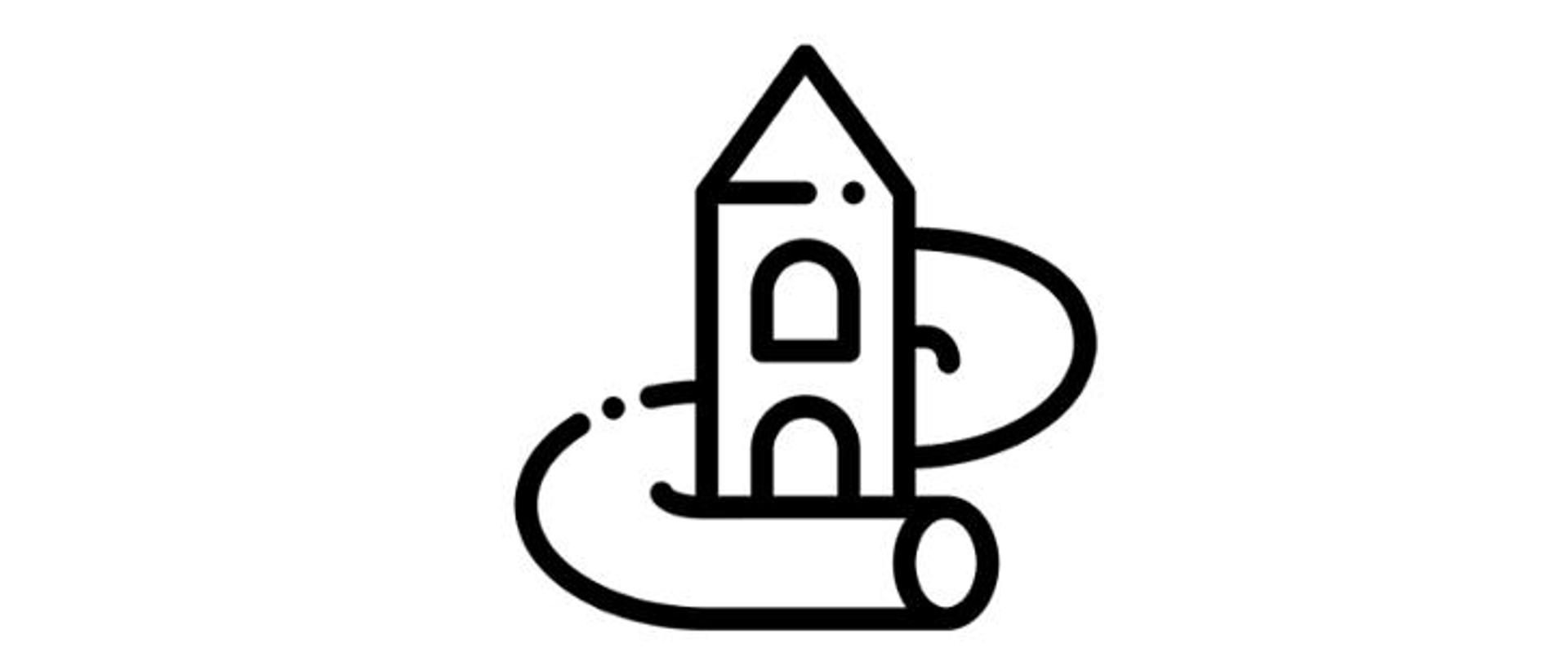 Grafika przedstawia element wyposażenia sali zabaw