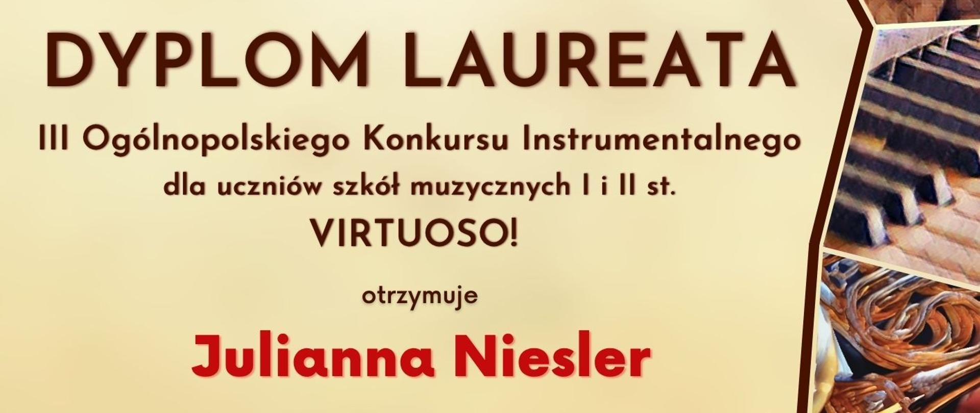 Virtuoso! Julianna Niesler