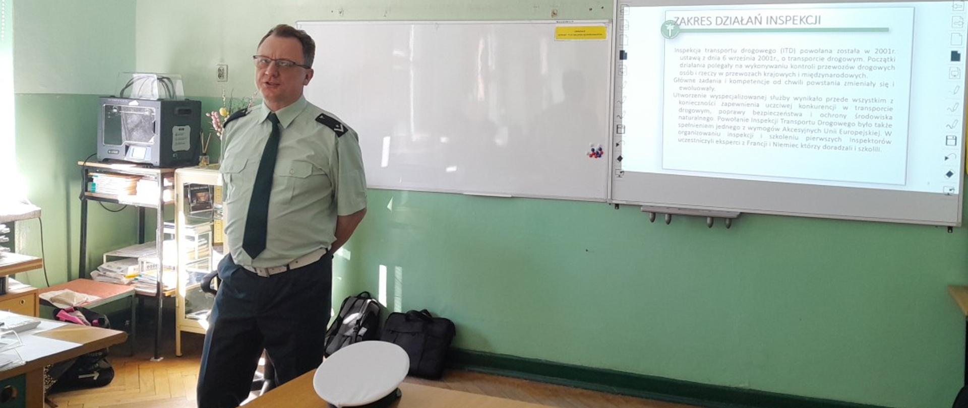 Spotkanie z młodzieżą w Technikum nr 3 w Łodzi