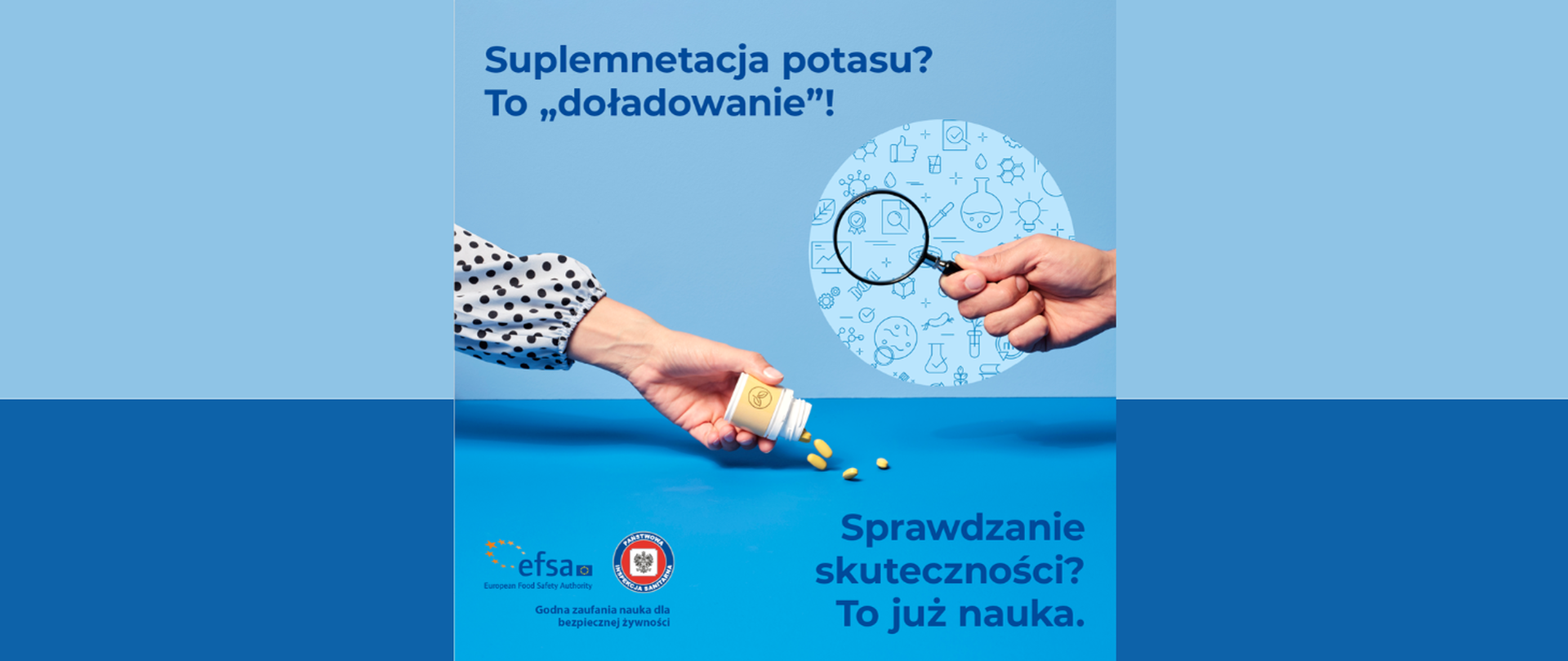 grafika Suplementacja potasu? To "doładowanie" , pudełko z tabletkami
