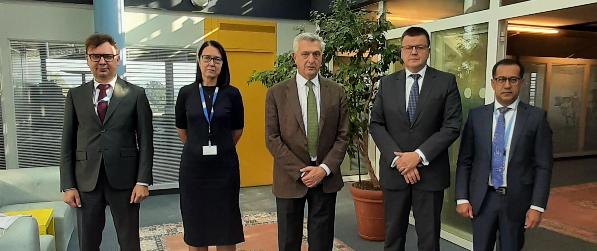 Spotkanie UNHCR z Ambasadorami Polski, Litwy Łotwy i Estonii w Genewie