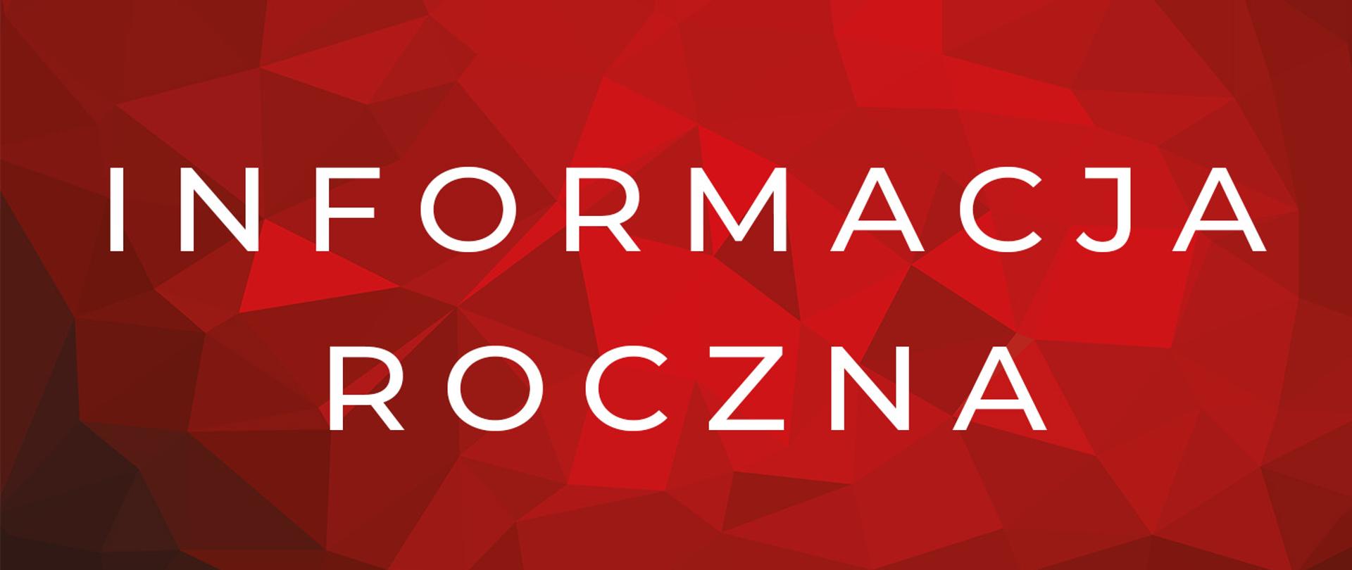 INFORMACJA ROCZNA