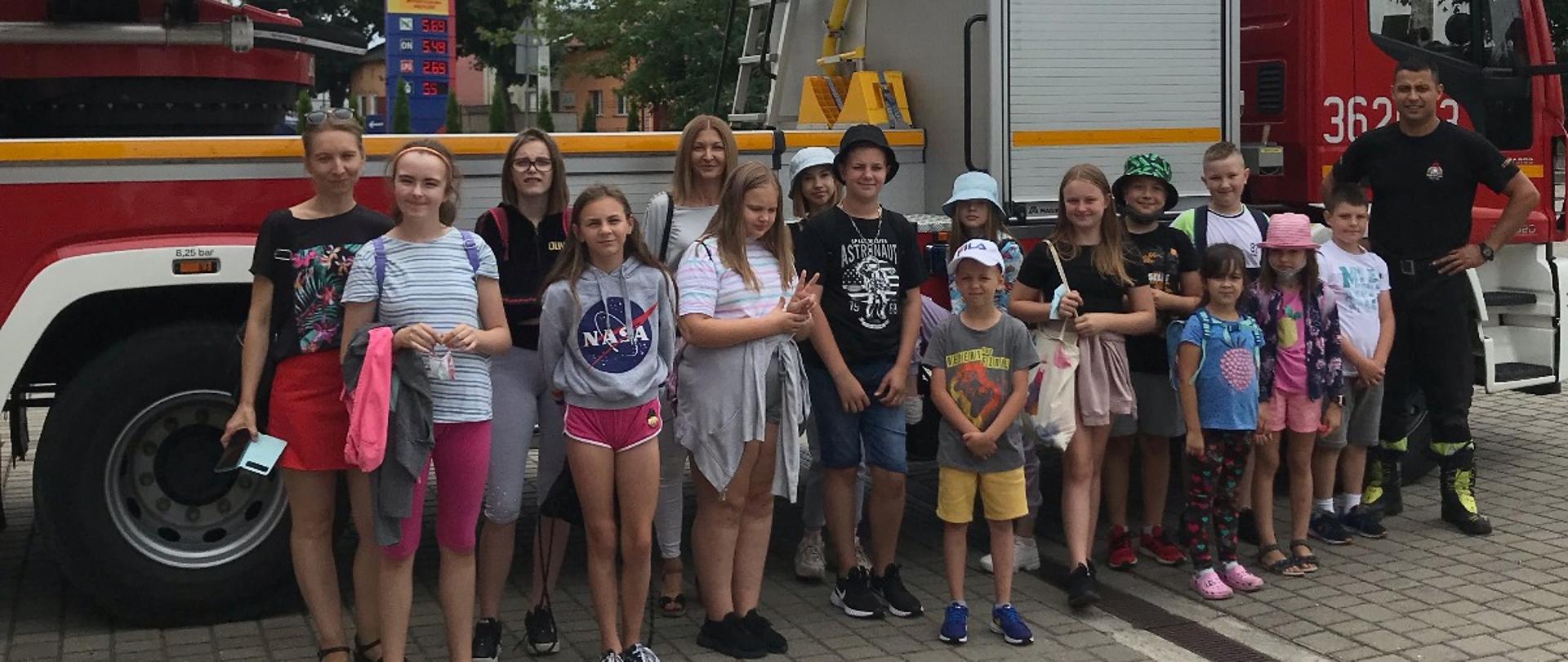 Wizyta dzieci ze Świetlicy Profilaktyczno-Opiekuńczej "Zorza"