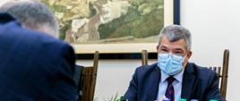 Minister Zbigniew Rau meets with Ambassador of the Republic of Romania to Warsaw