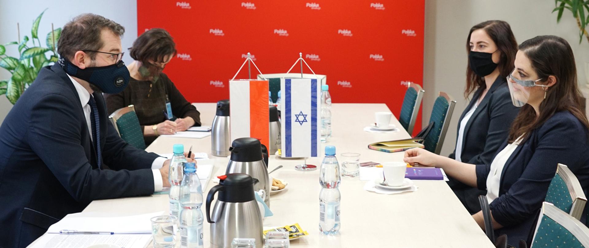 Spotkanie ministra Grzegorza Pudy Chargé d’affaires Ambasady Izraela w Polsce (fot. MRiRW)
