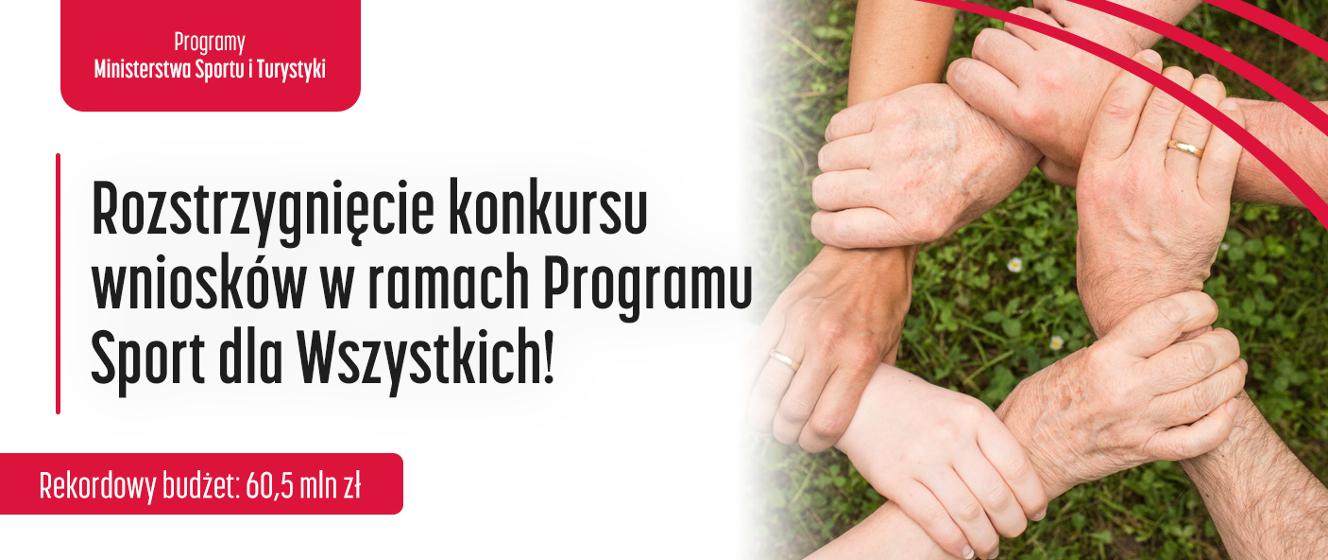 Rozstrzygnięcie Programu „Sport dla Wszystkich” edycja 2022