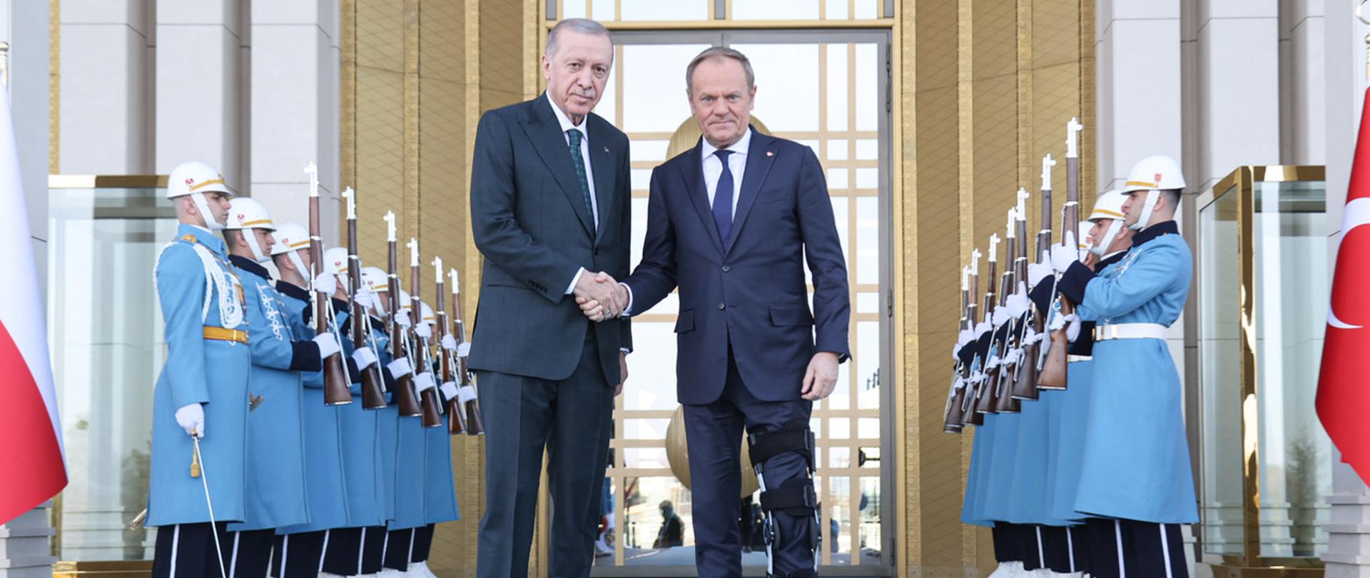 Prime Minister Donald Tusk in Ankara.