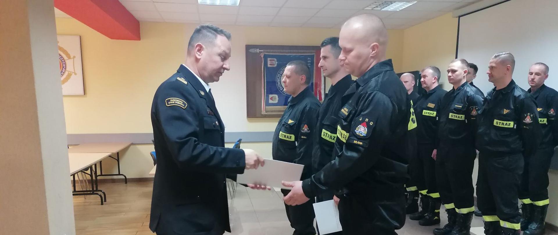 Wręczenie nagród Mazowieckiego Komendanta Wojewódzkiego PSP