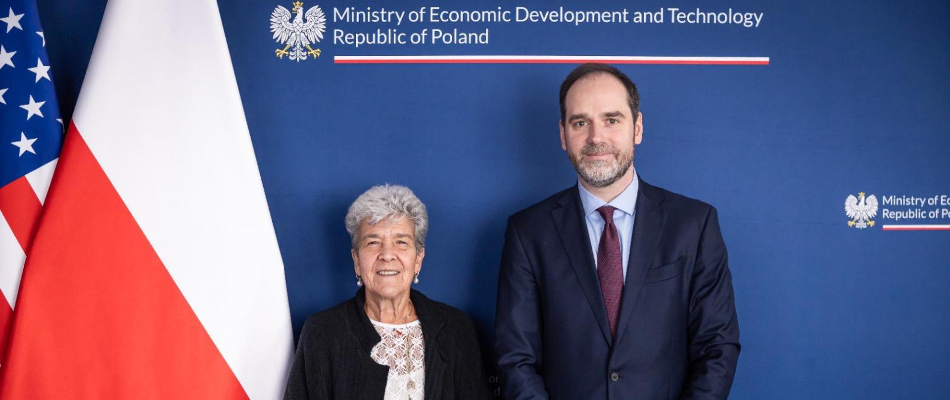 Spotkanie wiceministra I. Niemczyckiego z Podsekretarz Stanu w Departamencie Handlu USA Marisą Lago 