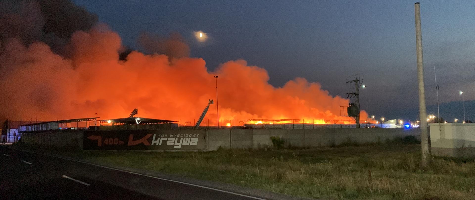 Ogólny widok pożaru