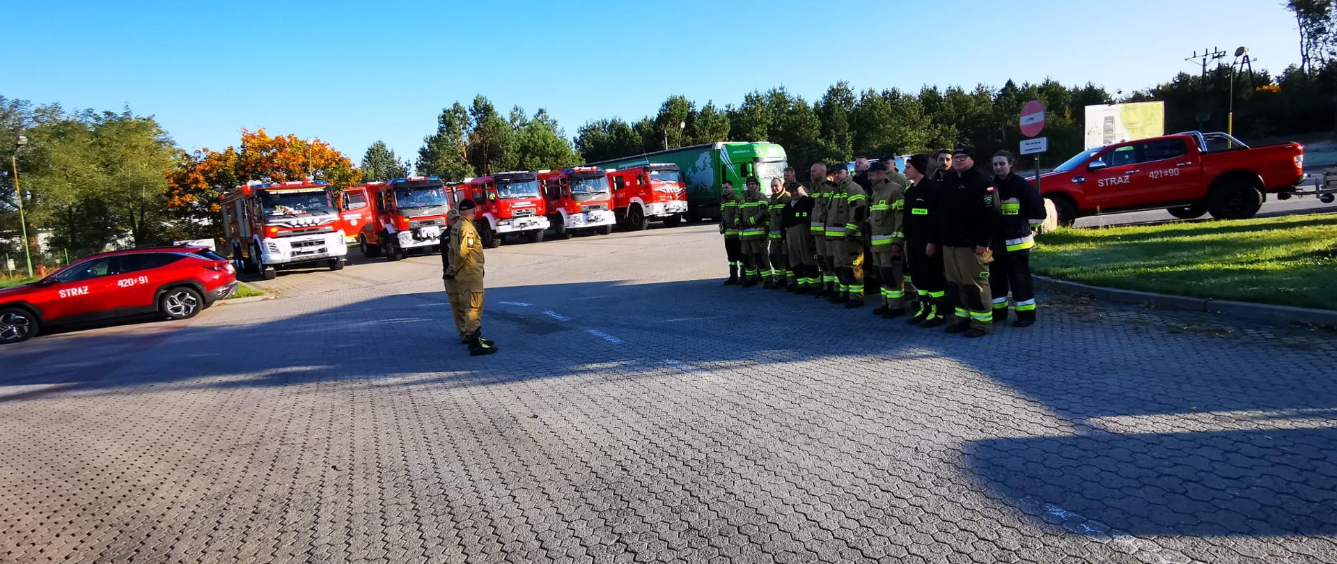 Ćwiczenia Kompani Gaśniczej „Świebodzin” WOO