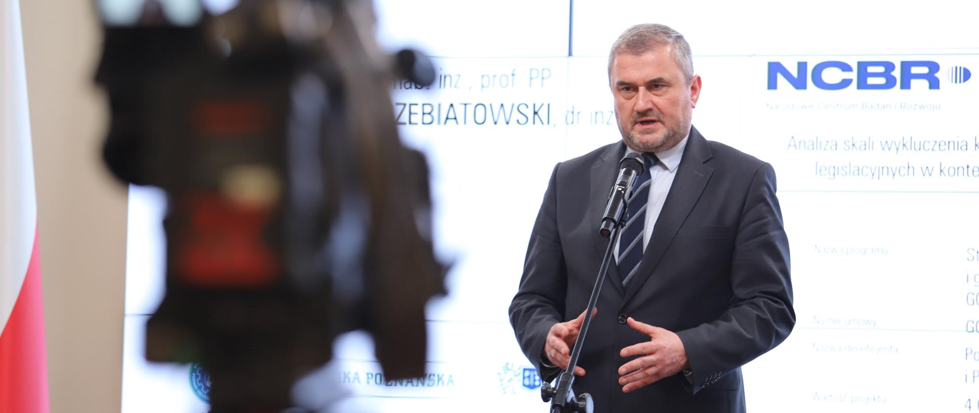 Wiceminister infrastruktury Stanisław Bukowiec