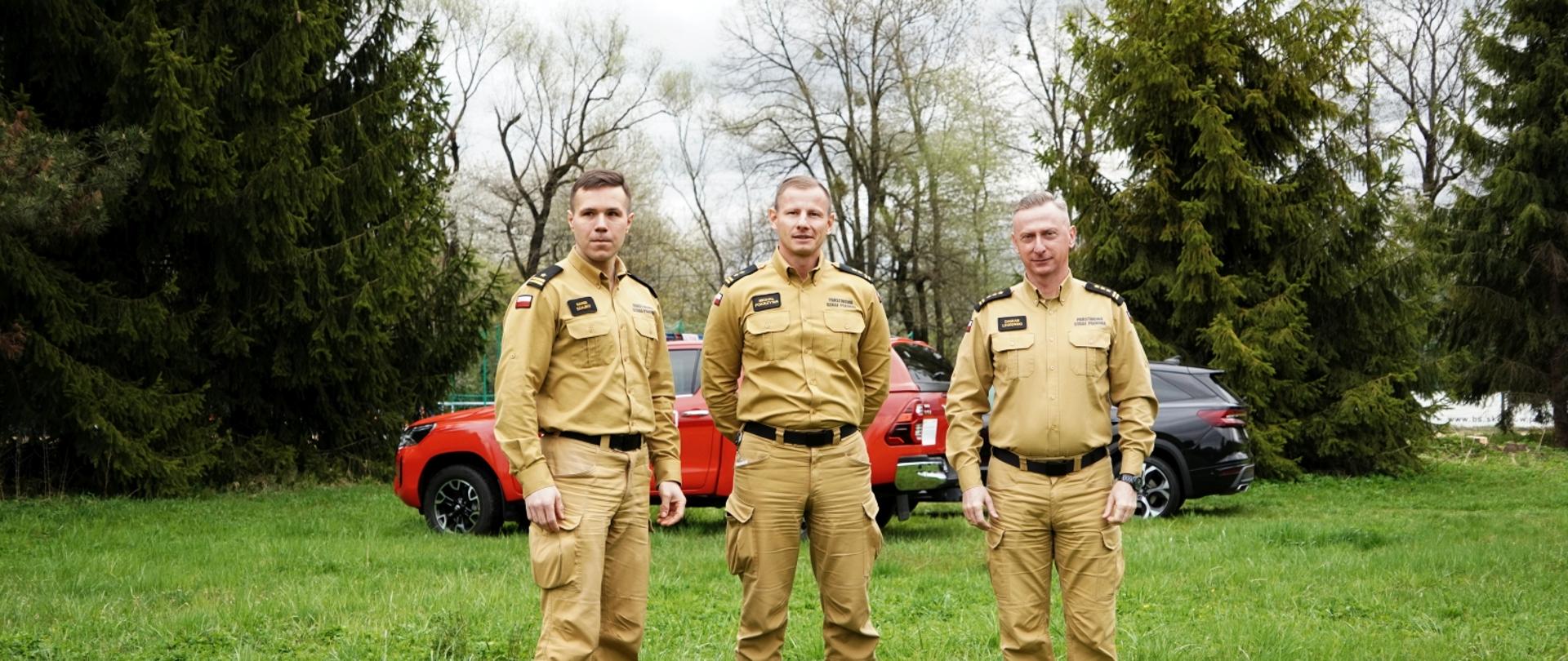 Wizytacja Śląskiego Komendanta Wojewódzkiego Państwowej Straży Pożarnej w powiecie cieszyńskim