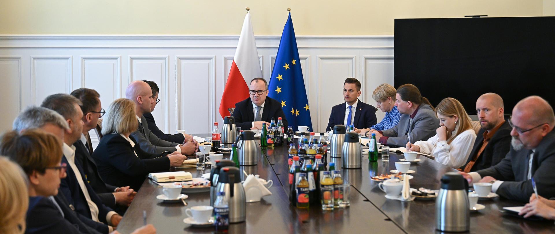 Spotkanie Ministra Sprawiedliwości Prokuratora Generalnego Adama Bodnara z przedstawicielami stowarzyszeń sędziowskich i prokuratorskich 