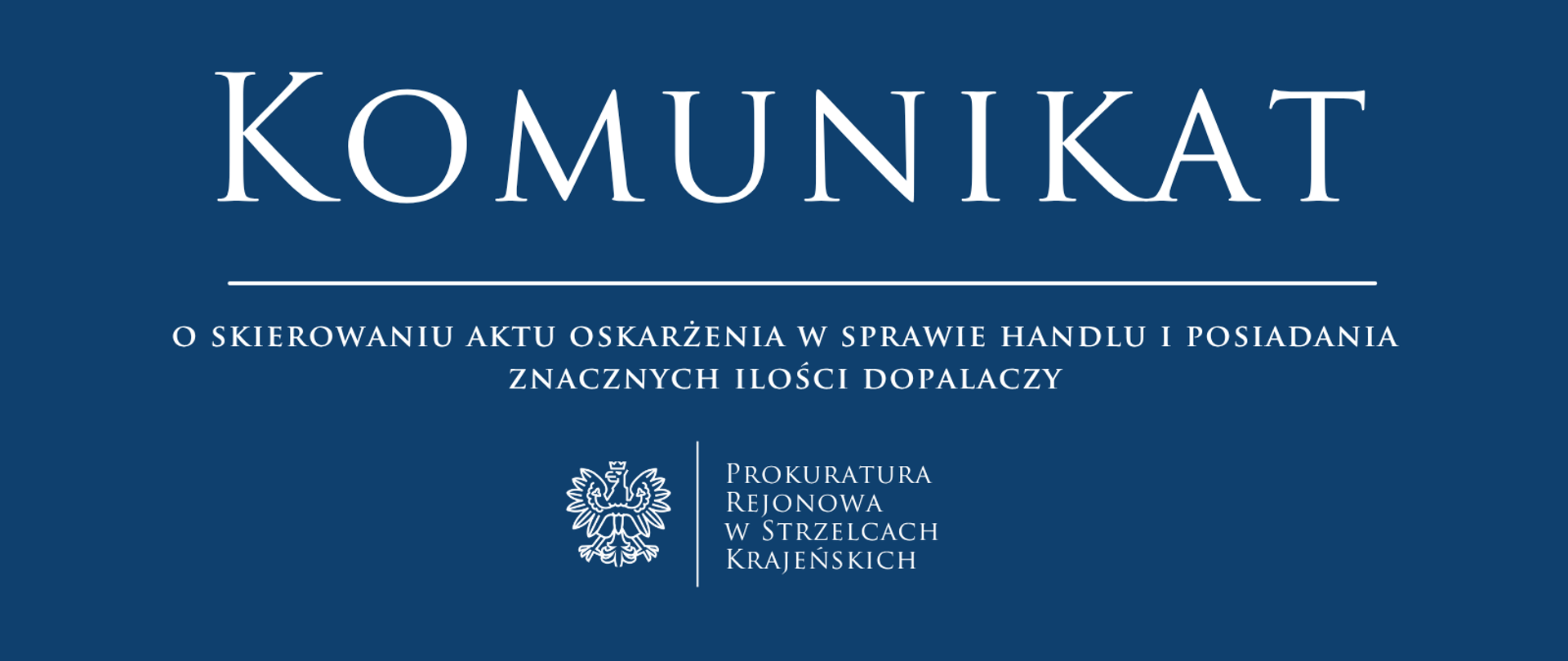 Strzelce Krajeńskie: Akt oskarżenia w sprawie handlu i posiadania znacznych ilości dopalaczy. Oskarżonych ośmiu mężczyzn