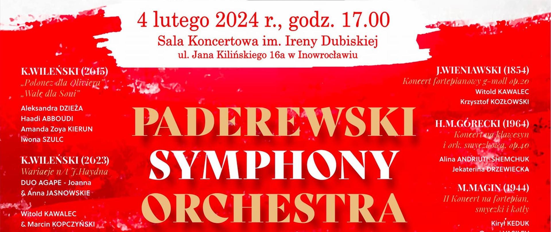 Paderewki Orkiestra plakat