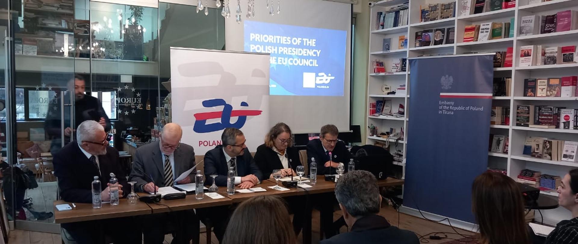 Forum "Polish Presidency of the EU Council 2025 – Priorities and Vision" w Tiranie