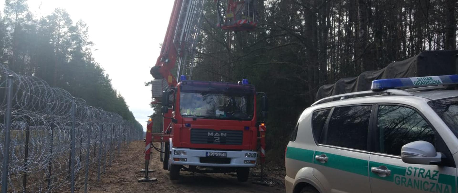 Strażacy cały czas podejmują działania wspierające w związku z kryzysem migracyjnym