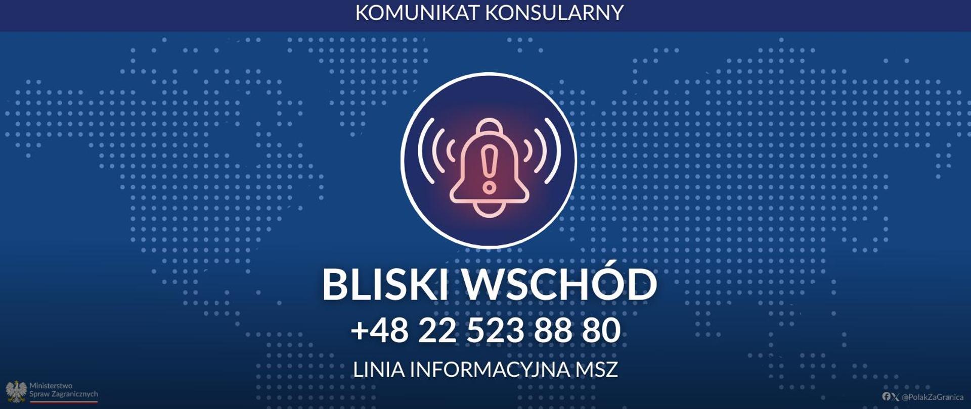 Linia informacyjna MSZ - +48 22 523 88 80