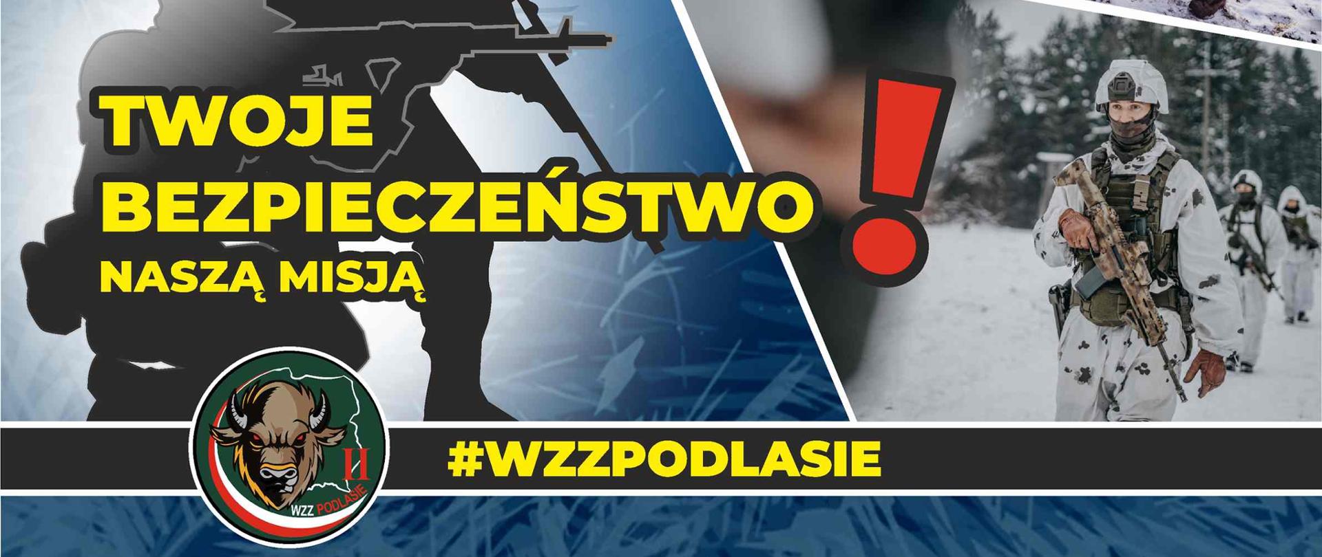 Plakat WZZ "Bezpieczne Podlasie"
