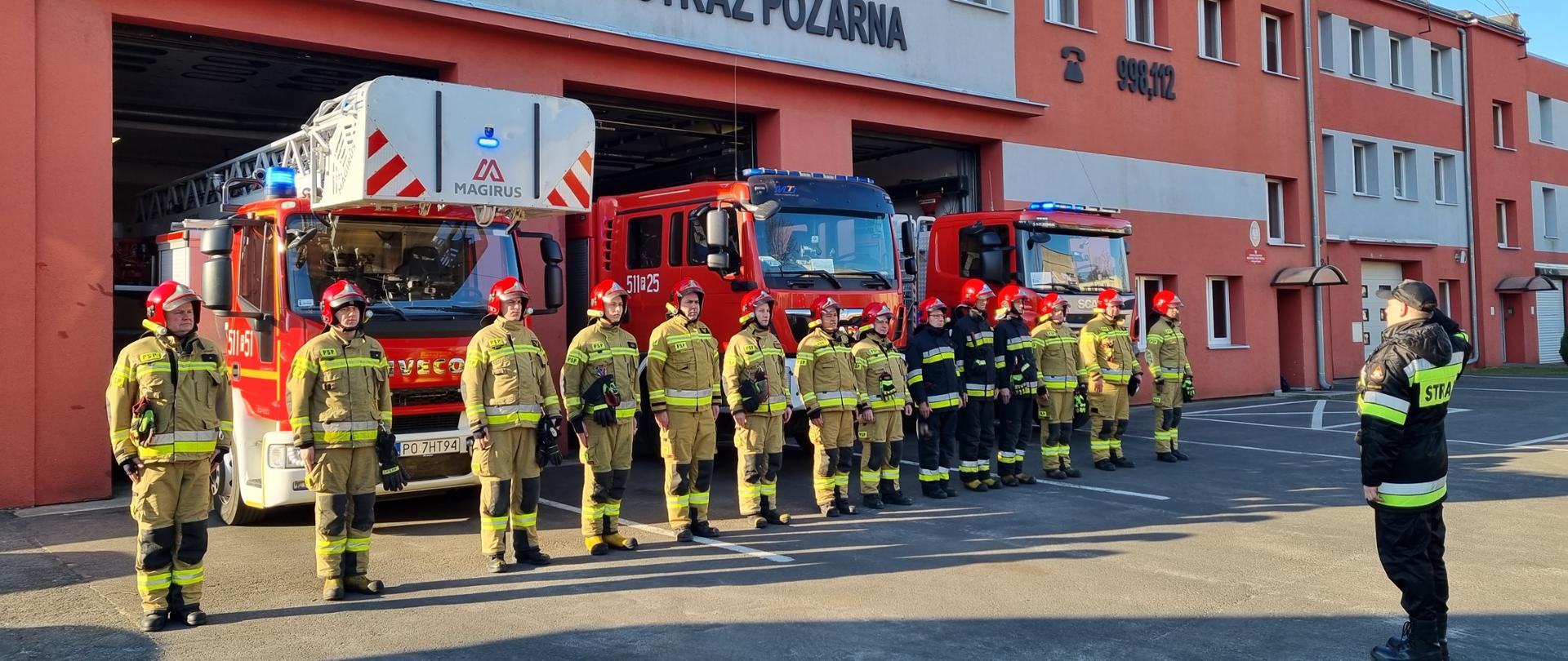 Minuta ciszy ku czci strażaków poległych podczas wojny na Ukrainie