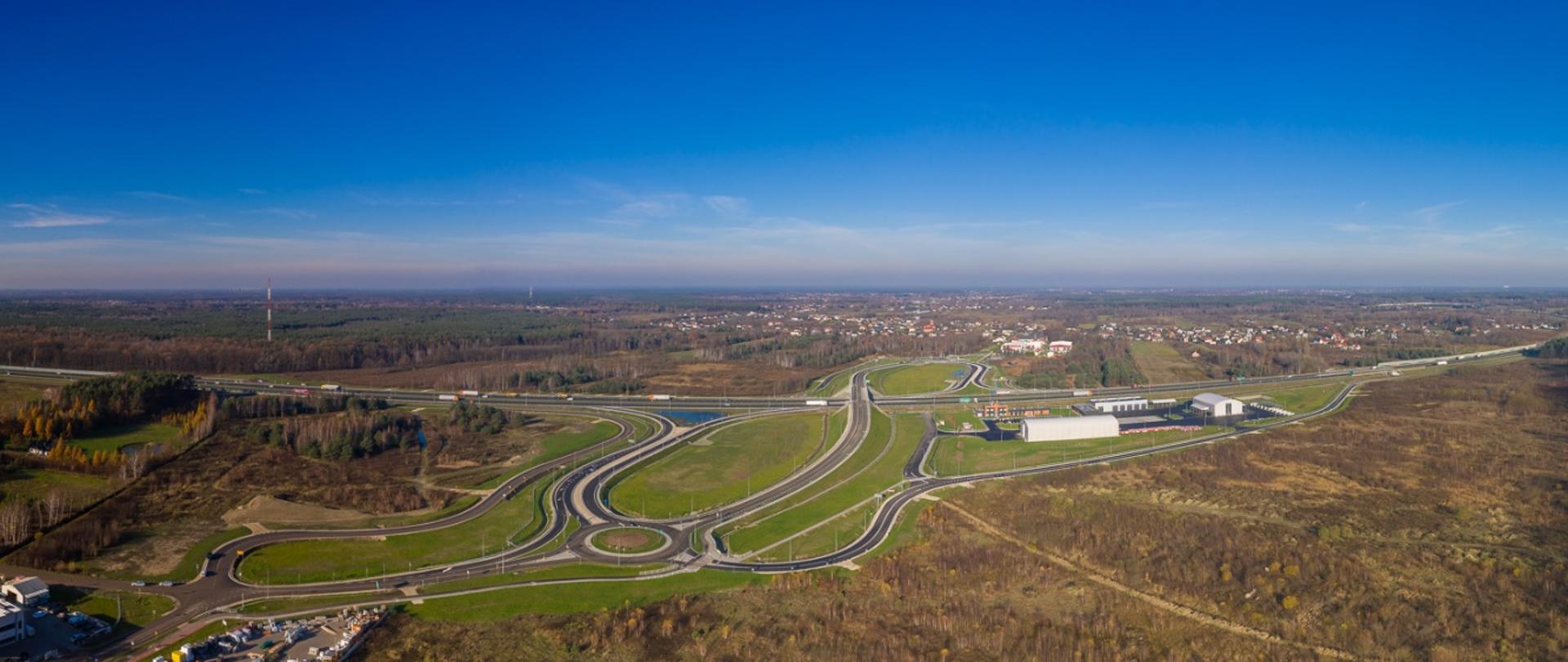 panorama obwodnicy Marek