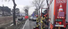 Wypadek drogowy w Odolanowie na drodze wojewódzkiej DW445