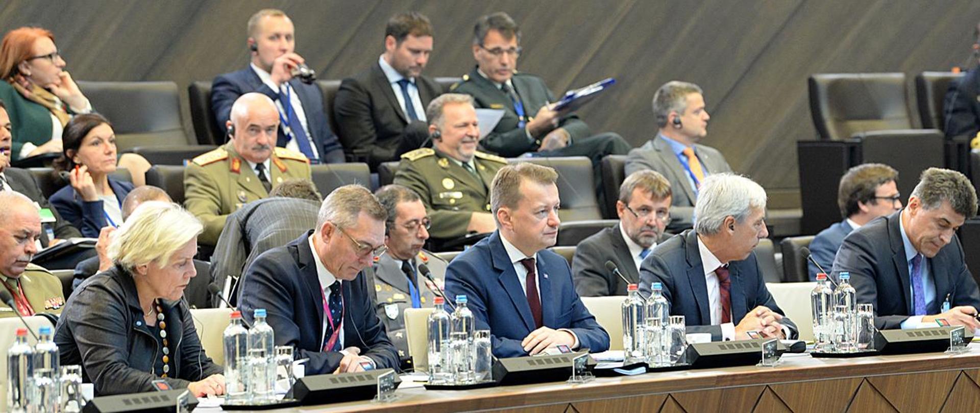Defence Minister M. Błaszczak during NAC session