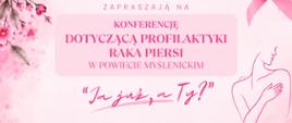 Zaproszenie na Konferencję "Ja już, a Ty?" 23.10.2026 Myślenice 